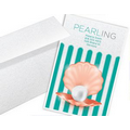 Pearl Metallic Announcement Cards